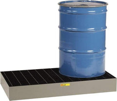 Little Giant - 33 Gal Sump Capacity, Steel Platform - Low Profile - 51" Long x 26" Wide x 6-1/2" High, 3,000 Lb Capacity - Caliber Tooling