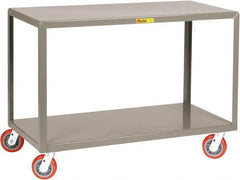 Little Giant - Mobile Table - Fixed Leg, Gray, 48" Long x 30" Deep x 34" High - Caliber Tooling