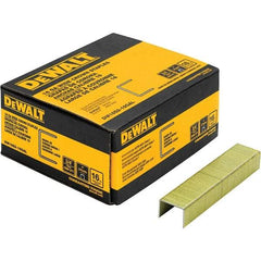 DeWALT - 3/4" Long x 1/16" Wide, 16 Gauge Crowned Construction Staple - Steel, Galvanized Finish - Caliber Tooling