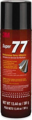 3M - 13.44 oz Aerosol Clear Spray Adhesive - High Tack, 150°F Heat Resistance - Caliber Tooling