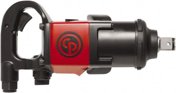 Chicago Pneumatic - 1" Drive, 6,200 RPM, 1,770 Ft/Lb Torque Impact Wrench - D-Handle, 40.4 CFM, 90 psi, 3/8" NPT Inlet - Caliber Tooling