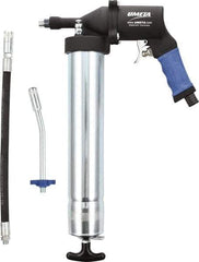 Umeta - Flexible & Rigid Air-Operated Grease Gun - 16 oz Capacity, 1/8 Thread Outlet, Cartridge & Suction Fill - Caliber Tooling