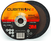 9 x 1/4 x 5/8 Type 27 Q/C Depressed Center Wheel-Cubitron II - Caliber Tooling