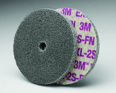 6 x 1/2 x 1/2" - 2AMED Grade - Scotch-Brite™ EXL Unitized Deburring Wheel - Caliber Tooling