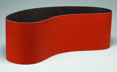 6 x 132" - 36+ Grit - Precision Shaped Ceramic Grain - Cloth Belt - Caliber Tooling
