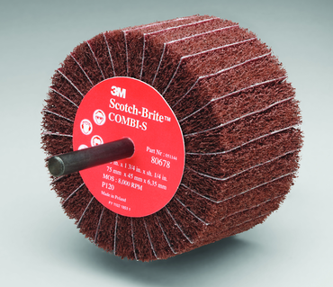 3" - P120 Grit - Aluminum Oxide - Combi-S Wheel - Caliber Tooling