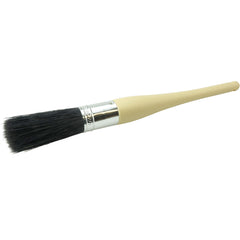 #101-1/16″ Oval Sash Brush, Black China Bristle, 3″ Trim Length, Plain Foam Handle - Caliber Tooling