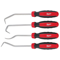 Scribe & Probe Sets; Type: Hook & Pick Scriber Set; Number of Pieces: 4.000; Retractable: No; Overall Length: 11.5 in; Includes: (1) 90 Degree Hose Pick, (1) 45 Degree Hose Pick, (1) Hook Hose Pick, (1) Flat Hose Pick, (1) Storage Tray; Number Of Pieces: