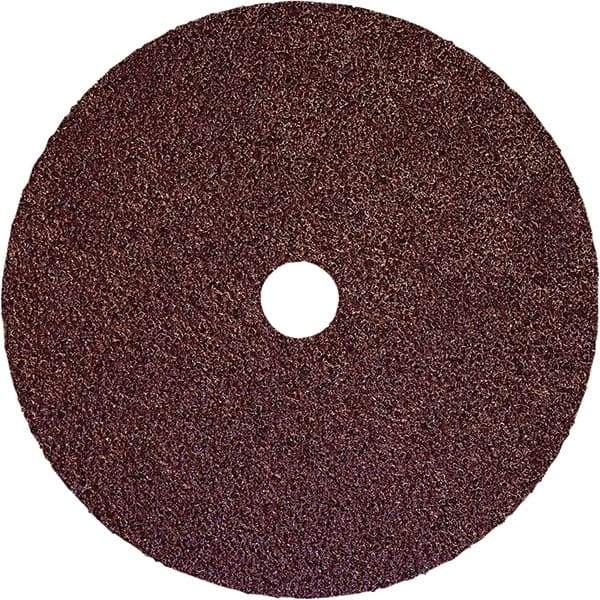 Weiler - 7" Diam 7/8" Hole 50 Grit Fiber Disc - Medium Grade, Aluminum Oxide, 8,500 Max RPM - Caliber Tooling