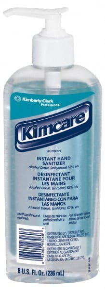 Kimberly-Clark Professional - 8 oz Pump Bottle Gel Hand Sanitizer - Exact Industrial Supply