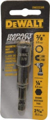 DeWALT - 3/8" Magnetic Nutsetter - 1/4" Hex Drive, 2-9/16" OAL - Caliber Tooling