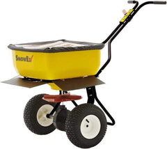 Trynex - 160 Lb Polyethylene Walk Behind Broadcast Landscape Spreader - 12" Pneumatic Wheels - Caliber Tooling