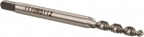 Cleveland - #4-40 UNC 2 Flute 2B/3B Plug Spiral Flute Tap - High Speed Steel, Bright Finish, 1-7/8" OAL, Right Hand Flute, Right Hand Thread, H2, Series 1093/1094 - Caliber Tooling