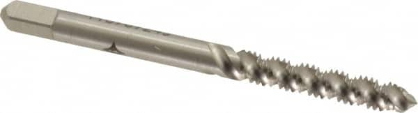 Cleveland - #8-32 UNC 3 Flute 2B Plug Spiral Flute Tap - High Speed Steel, Bright Finish, 2-1/8" OAL, Right Hand Flute, Right Hand Thread, H3, Series 1093/1094 - Caliber Tooling