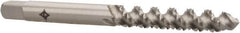 Cleveland - #10-24 UNC 3 Flute 2B/3B Plug Spiral Flute Tap - High Speed Steel, Bright Finish, 2-3/8" OAL, Right Hand Flute, Right Hand Thread, H3, Series 1093/1094 - Caliber Tooling