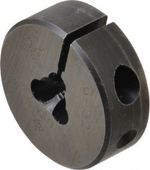 Cle-Line - #6-32 UNC High Speed Steel Round Adjustable Die - Caliber Tooling