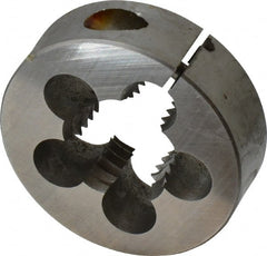 Cle-Line - 7/8-9 UNC High Speed Steel Round Adjustable Die - Caliber Tooling