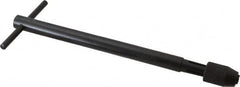 Cle-Line - 1/16 to 1/4" Tap Capacity, T Handle Tap Wrench - 8-3/4" Overall Length - Exact Industrial Supply