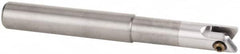 Kennametal - 12mm Cut Diam, 3mm Max Depth of Cut, 12mm Shank Diam, 162mm OAL, Indexable Ball Nose End Mill - 52mm Head Length, Straight Shank, KDMT Toolholder, KDM 12.. Insert - Caliber Tooling