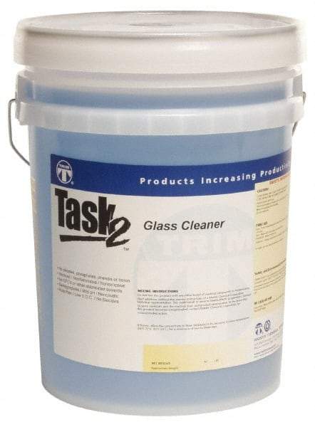 Master Fluid Solutions - 5 Gal Pail Glass Cleaner - 5 Gallon Water Based Cleaning Agent Glass Cleaner - Caliber Tooling