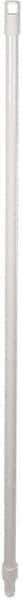 Remco - 61 x 1" Fiberglass Squeegee Handle - European Threaded Connection, White - Caliber Tooling