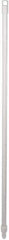 Remco - 61 x 1" Fiberglass Squeegee Handle - European Threaded Connection, White - Caliber Tooling