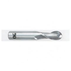 19/64" Dia. - 2-1/2" OAL - Carbide - Ball End HP End Mill-2 FL - Caliber Tooling