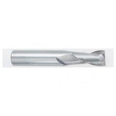 20mm Dia. x 102mm Overall Length 2-Flute Square End Solid Carbide SE End Mill-Round Shank-Center Cutting-TiALN - Caliber Tooling