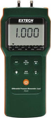 Extech - 1 Max psi, 0.3% Accuracy, Differential Pressure Manometer - Caliber Tooling