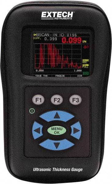 Extech - 0.02" to 20" Measurement, 0.001" Resolution Electronic Thickness Gage - Caliber Tooling