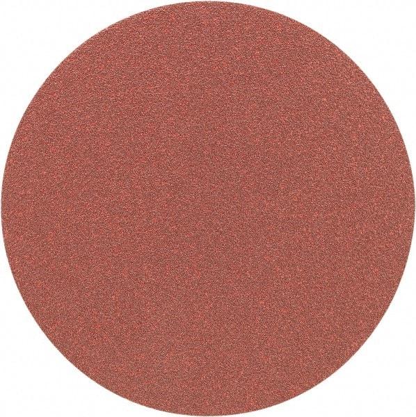 Porter-Cable - 5" Diam, 120 Grit Aluminum Oxide Adhesive PSA Disc - Fine Grade, Tan, C Weighted Backing, Flexible, 13,000 Max RPM - Caliber Tooling