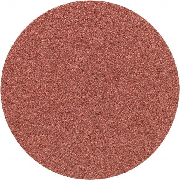 Porter-Cable - 5" Diam, 80 Grit Aluminum Oxide Adhesive PSA Disc - Medium Grade, Tan, C Weighted Backing, Flexible, 13,000 Max RPM - Caliber Tooling