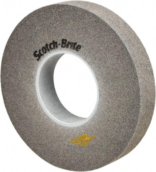 3M - 10" Diam, 2" Face Width, 5" Center Hole, Fine Grade, Silicon Carbide Deburring Wheel - Convolute, Soft Density 9 Grade, 3,600 RPM - Caliber Tooling