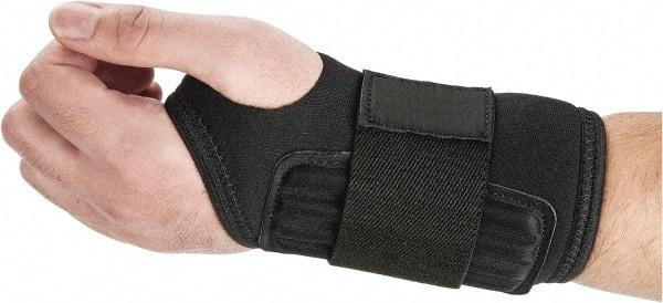 Ergodyne - Size S, Neoprene, Left or Right Hand Wrist Support - Thumb Loop, Black - Caliber Tooling