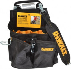 DeWALT - 14 Pocket Electrician's Holster - Ballistic Polyester, Black & Yellow, 12" Wide x 15" High - Caliber Tooling