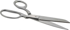 Heritage Cutlery - 3-1/2" LOC, 8-1/2" OAL Stainless Steel Standard Shears - Right Hand, Metal Bent Handle, For General Purpose Use - Caliber Tooling