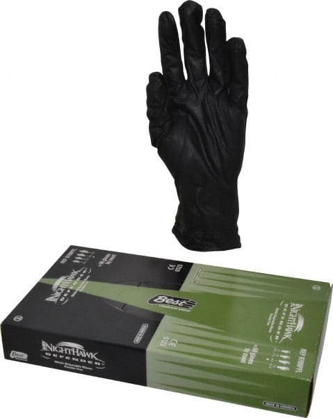 SHOWA - Size L, 6 mil, Industrial Grade, Powder Free Nitrile Disposable Gloves - Exact Industrial Supply