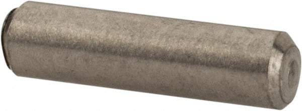 Value Collection - 3/32" Diam x 3/8" Pin Length 316 Stainless Steel Standard Dowel Pin - Bright Finish, 2 Beveled End - Caliber Tooling