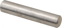 Value Collection - 1/4" Diam x 1-1/4" Pin Length 316 Stainless Steel Standard Dowel Pin - Bright Finish, 2 Beveled End - Caliber Tooling