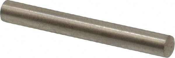 Value Collection - 3mm Diam x 24mm Pin Length 316 Stainless Steel Standard Dowel Pin - Bright Finish, 1 Rounded End - Caliber Tooling