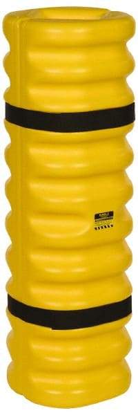 Eagle - 13" Wide x 13" Deep x 42" High, High Density Polyethylene Column Protector - Fits 4 to 6" Columns, Yellow - Caliber Tooling