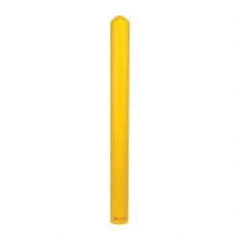 Eagle - 5" Deep x 56" High, 4" Bollard Cover - Yellow, High Density Polyethylene, 4 Lb, Smooth Surface - Caliber Tooling