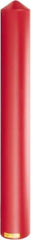 Eagle - 7-1/4" Wide x 7-1/4" Deep x 56" High, 6" Bollard Cover - Red, High Density Polyethylene, 6 Lb, Smooth Surface - Caliber Tooling