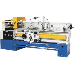 Summit - 18-1/4" Swing, 40" Between Centers, 120 Volt, Triple Phase Toolroom Lathe - 5MT Taper, 10 hp, 32 to 1,500 RPM, 3-1/8" Bore Diam, 44" Deep x 63" High x 94" Long - Caliber Tooling