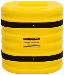 Eagle - 24" Wide x 24" Deep x 24" High, High Density Polyethylene Column Protector - Fits 8" Columns, Yellow - Caliber Tooling