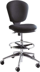 Safco - 23 to 33" High Extended Height Chair - 26" Wide x 26" Deep, 100% Acrylic Seat, Black - Caliber Tooling