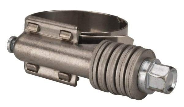 Value Collection - 1 to 1-3/4" Hose, 5/8" Wide x 0.7" Thick, Constant Torque Clamp - 1 to 1-3/4" Diam, Grade 301 Stainless Steel Screw - Caliber Tooling