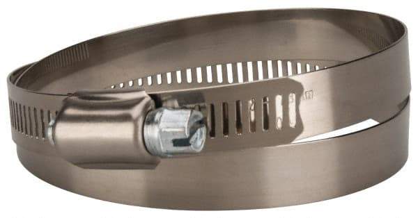 Value Collection - SAE Size 104, 5 to 7" Diam, Stainless Steel/Carbon Steel Worm Drive Clamp - 1/2" Wide, Material Grade 201 - Caliber Tooling