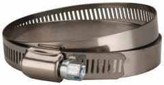 Value Collection - SAE Size 104, 5 to 7" Diam, Stainless Steel/Carbon Steel Worm Drive Clamp - 1/2" Wide, Material Grade 201 - Caliber Tooling