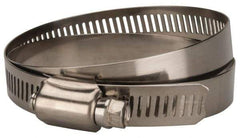 Value Collection - SAE Size 88, 4 to 6" Diam, Stainless Steel/Carbon Steel Worm Drive Clamp - 1/2" Wide, Material Grade 201 - Caliber Tooling